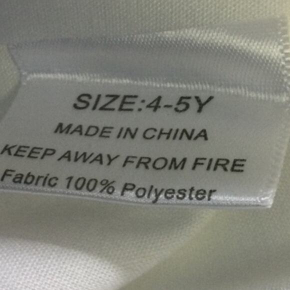 FLOWER GIRL 4-5Y white lace tiered ruffle wedding guest party maxi dress NEW B80 - Picture 6 of 6